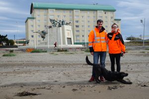 On the beach